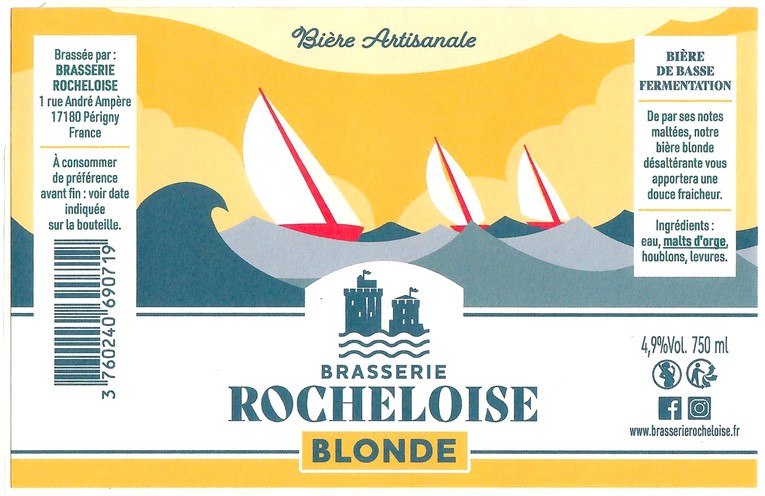 Etiquette BRASSERIE ROCHELOISE 07