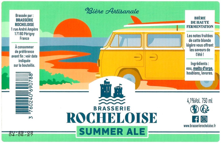 Etiquette BRASSERIE ROCHELOISE 10