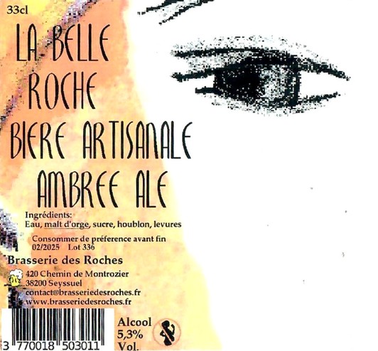 Etiquette BRASSERIE LA ROCHOISE 37