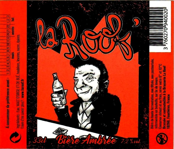 etiquette BRASSERIE LA ROOF 12
