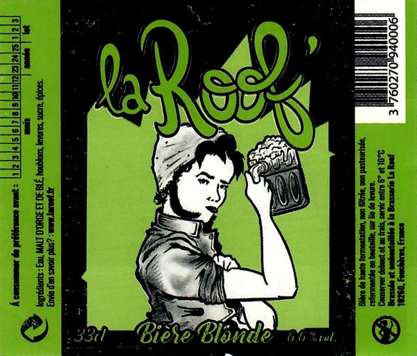 Etiquette BRASSERIE LA ROOF 19