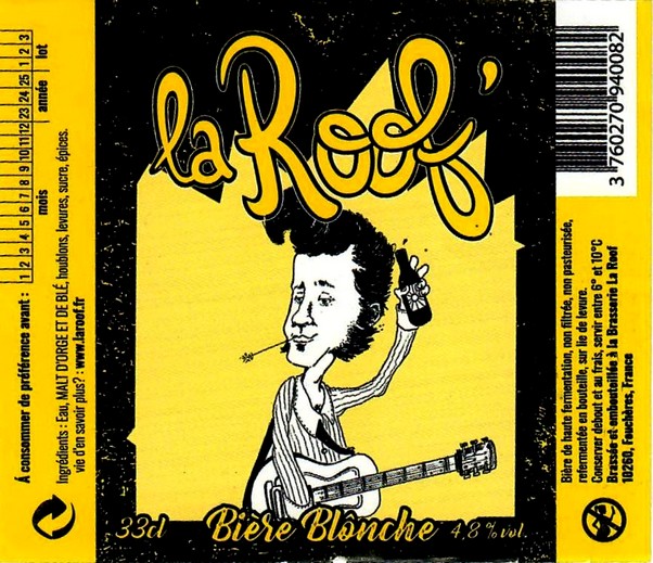 Etiquette BRASSERIE LA ROOF 20