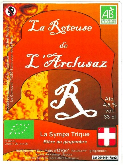 Etiquette BRASSERIE LA ROTEUSE DE L'ARCLUSAZ 04