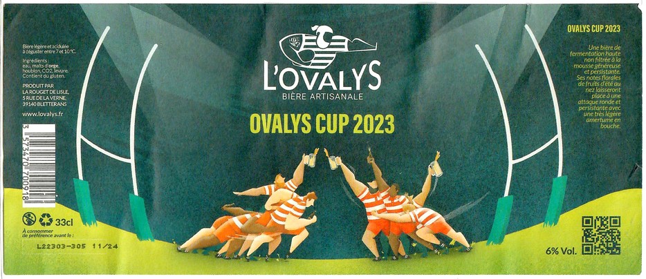 Etiquette BRASSERIE LA ROUGET DE LISLE 150