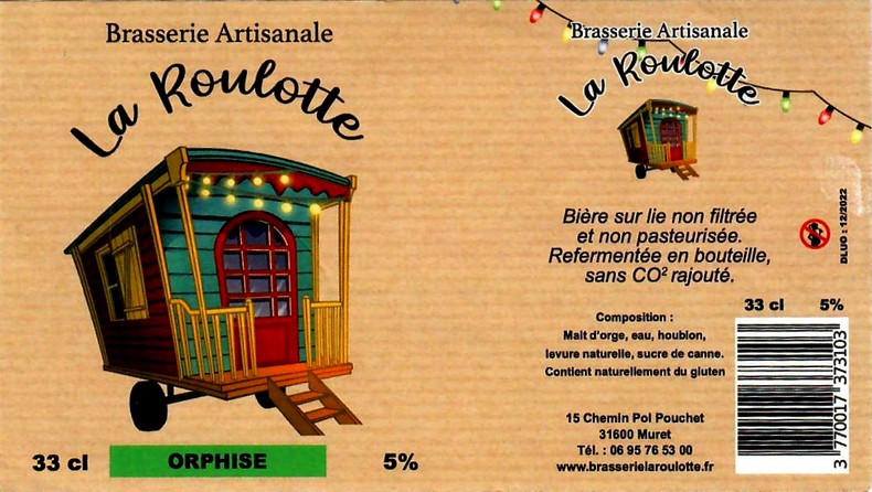 etiquette BRASSERIE LA ROULOTTE 02