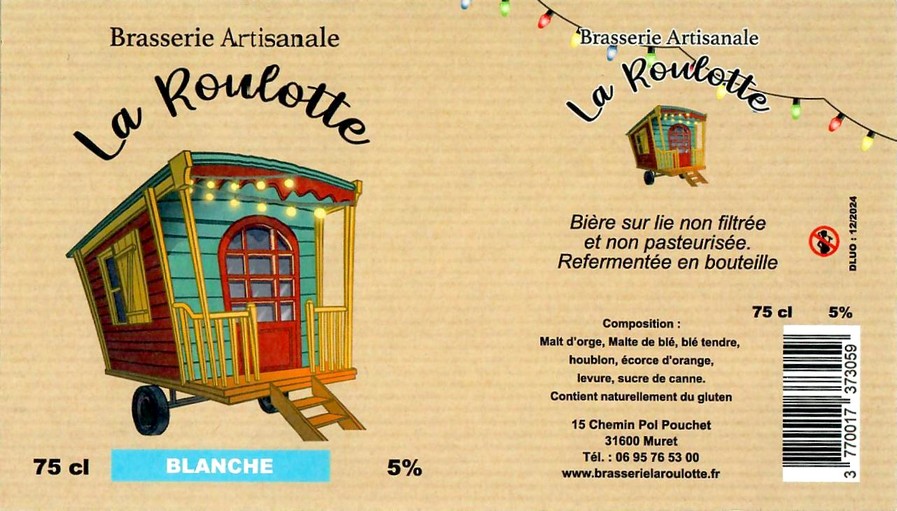 Etiquette BRASSERIE LA ROULOTTE 04