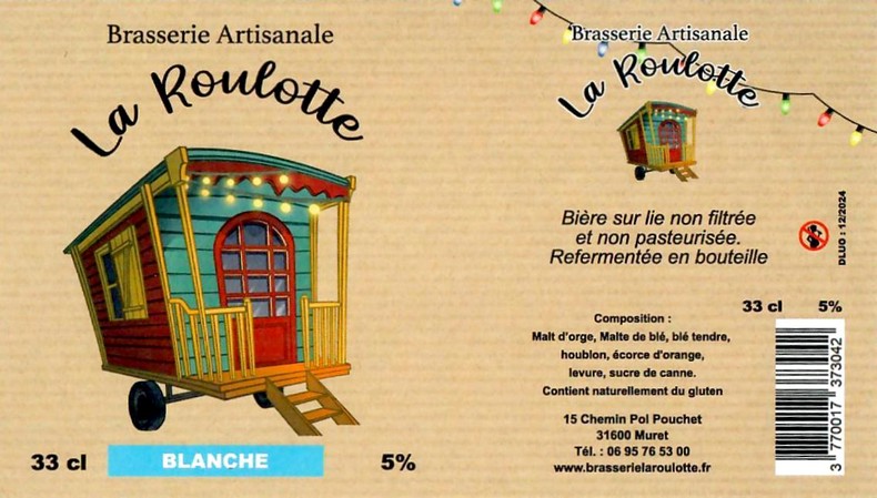 Etiquette BRASSERIE LA ROULOTTE 08