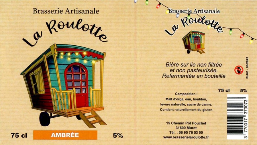 Etiquette BRASSERIE LA ROULOTTE 09