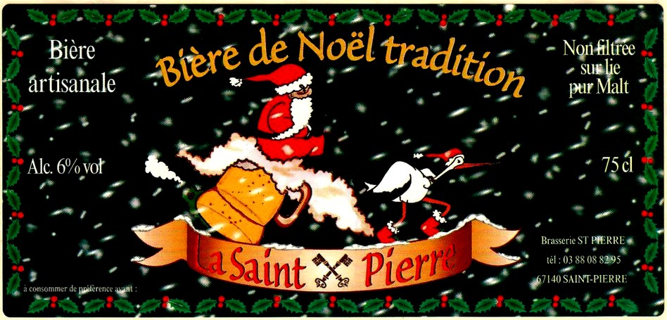 etiquette BRASSERIE de SAINT-PIERRE 06