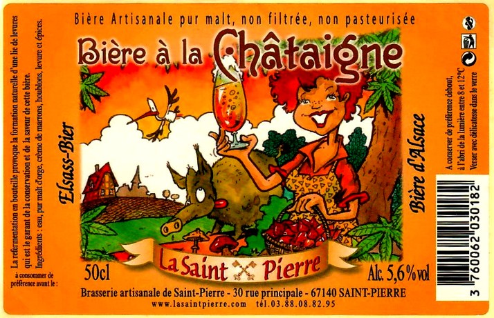 etiquette BRASSERIE de SAINT-PIERRE 10