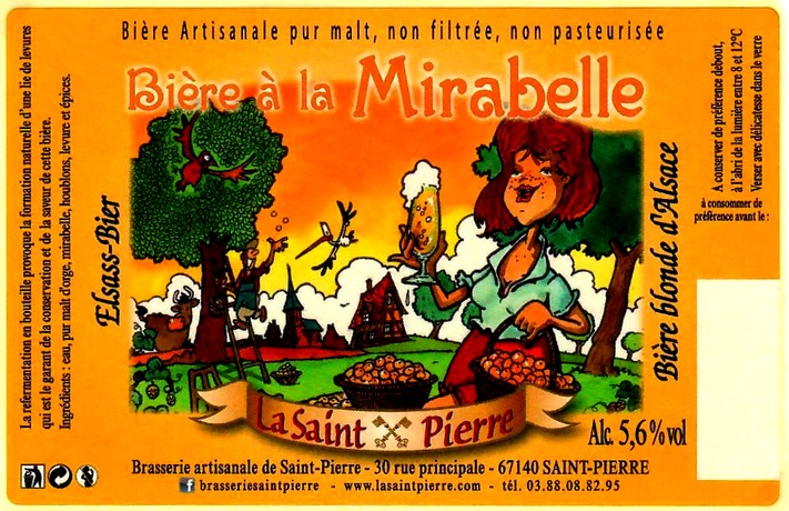 etiquette BRASSERIE DE SAINT PIERRE 112