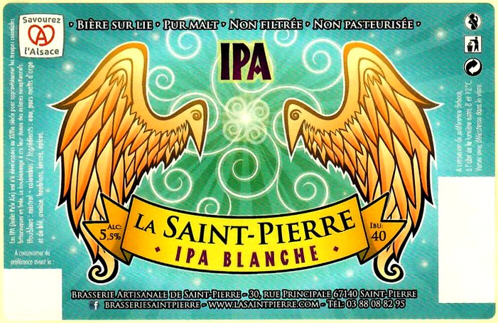 etiquette BRASSERIE DE SAINT PIERRE 123