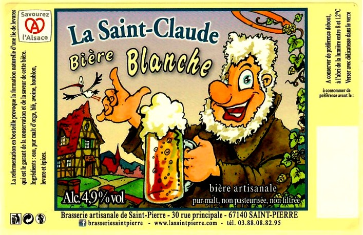 etiquette BRASSERIE DE SAINT PIERRE 133