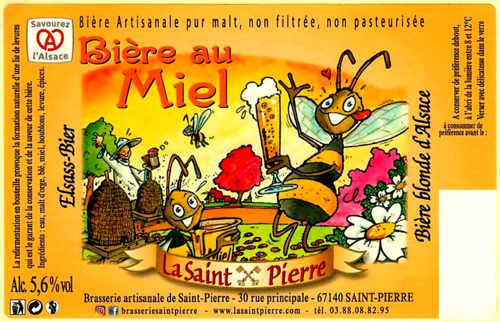 etiquette BRASSERIE DE SAINT PIERRE 137