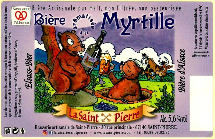 etiquette BRASSERIE DE SAINT PIERRE 138