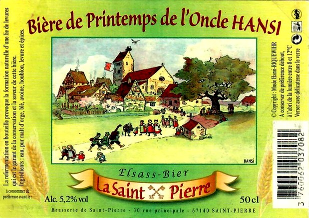 etiquette BRASSERIE de SAINT-PIERRE 14