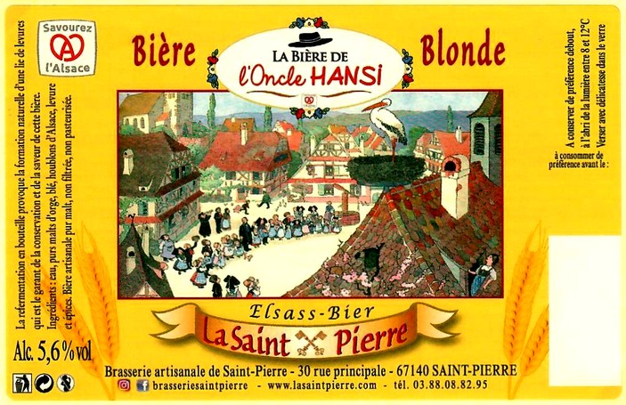 etiquette BRASSERIE DE SAINT PIERRE 141