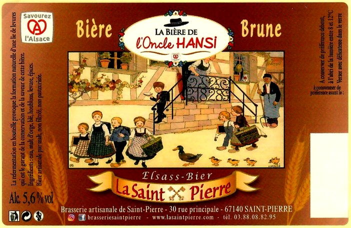 etiquette BRASSERIE DE SAINT PIERRE 142