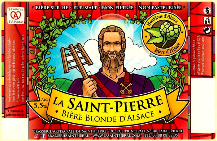 etiquette BRASSERIE DE SAINT PIERRE 147