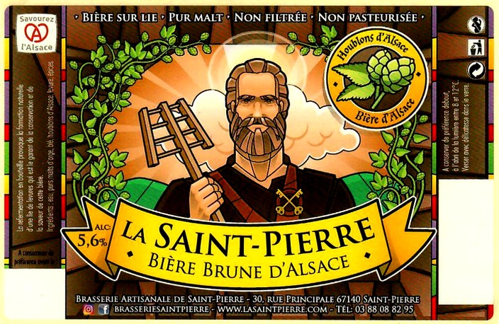 etiquette BRASSERIE DE SAINT PIERRE 148