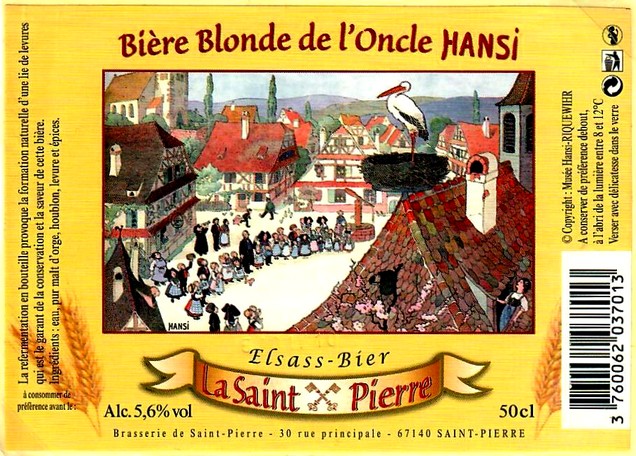 etiquette BRASSERIE de SAINT-PIERRE 15