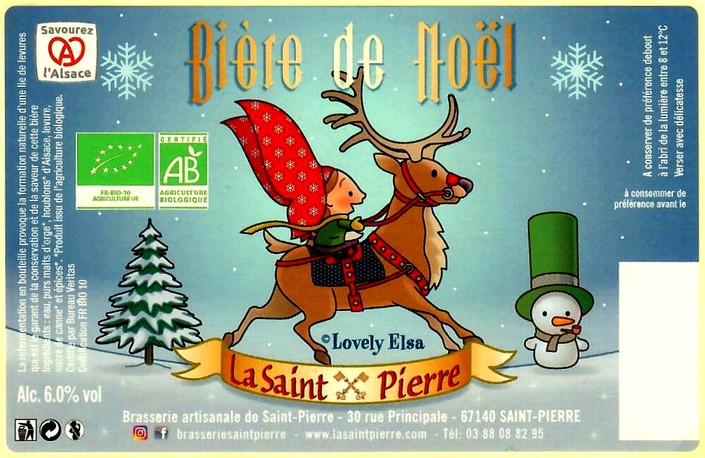 etiquette BRASSERIE DE SAINT PIERRE 150