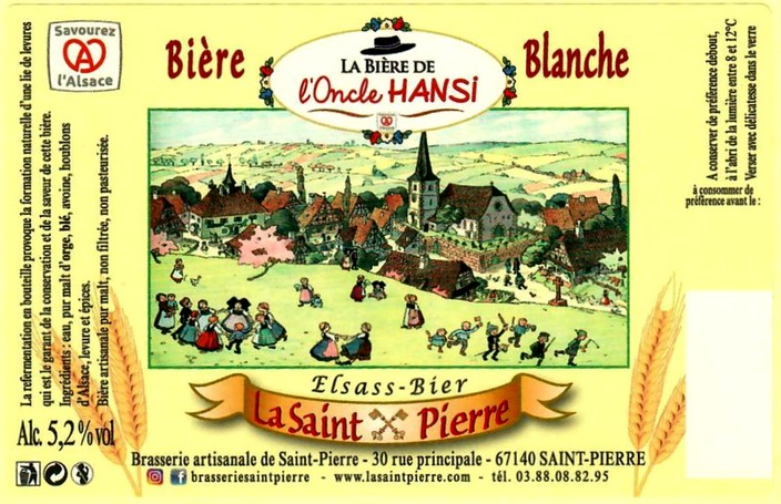 Etiquette BRASSERIE SAINT PIERRE 151