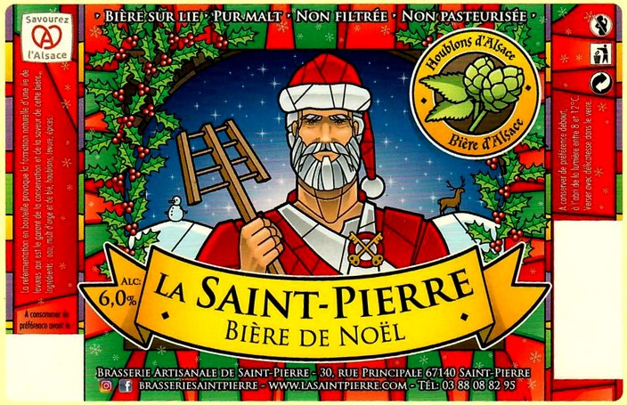 Etiquette BRASSERIE SAINT PIERRE 154