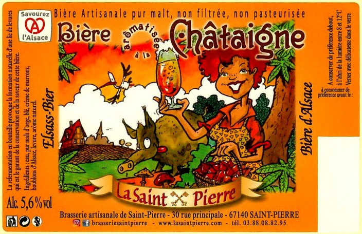 Etiquette BRASSERIE SAINT PIERRE 157