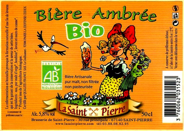 etiquette BRASSERIE de SAINT-PIERRE 21