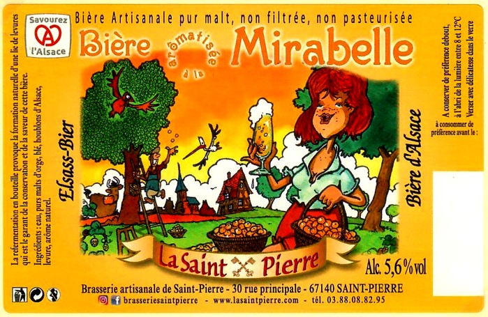 etiquette BRASSERIE de SAINT-PIERRE 24