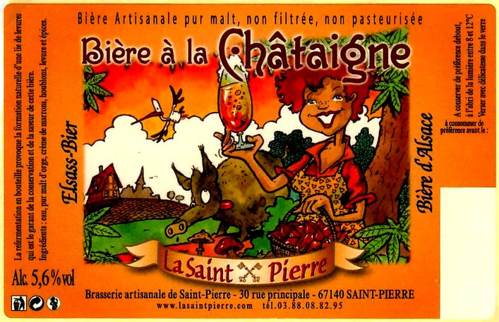 etiquette BRASSERIE de SAINT-PIERRE 29