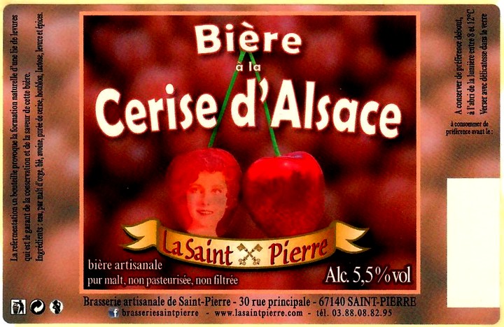 etiquette BRASSERIE de SAINT-PIERRE 31
