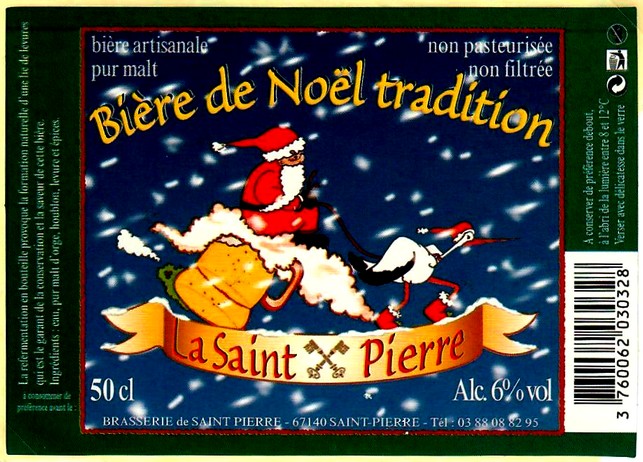 etiquette BRASSERIE de SAINT-PIERRE 35