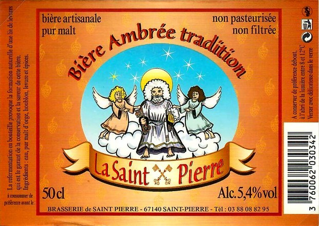 etiquette BRASSERIE de SAINT-PIERRE 37