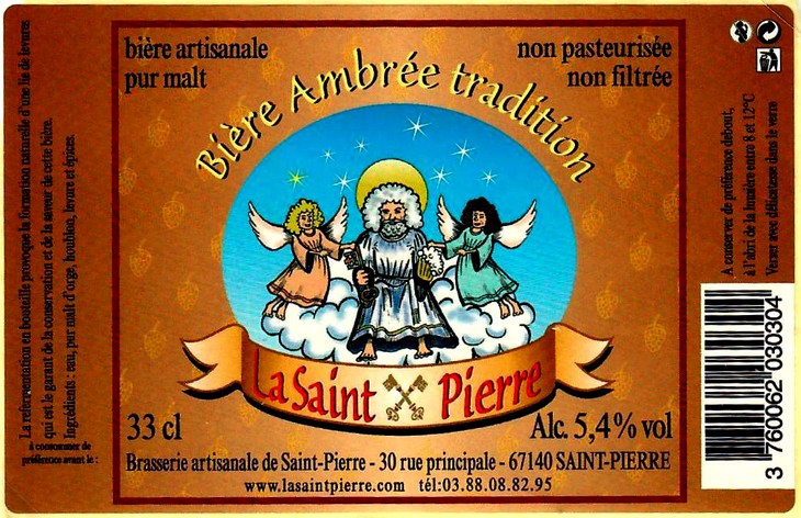 etiquette BRASSERIE de SAINT-PIERRE 39