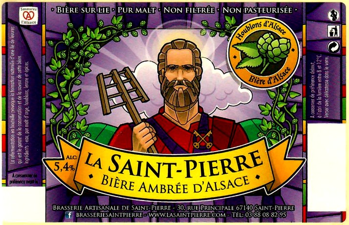 etiquette BRASSERIE de SAINT-PIERRE 41