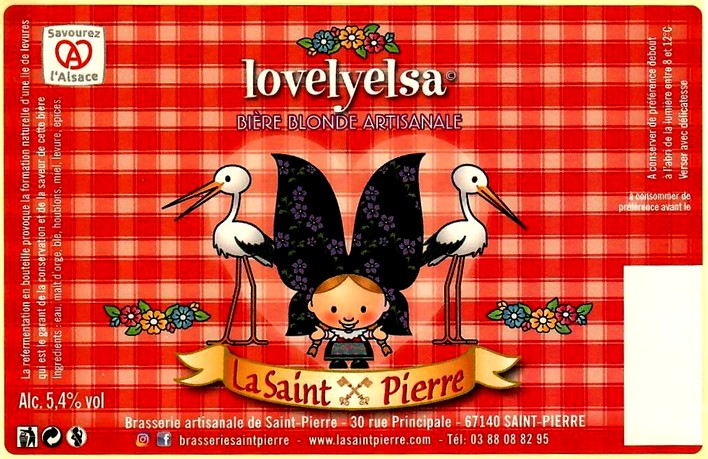 etiquette BRASSERIE de SAINT-PIERRE 42