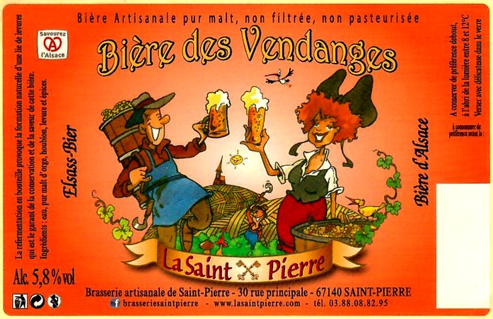 etiquette BRASSERIE de SAINT-PIERRE 43