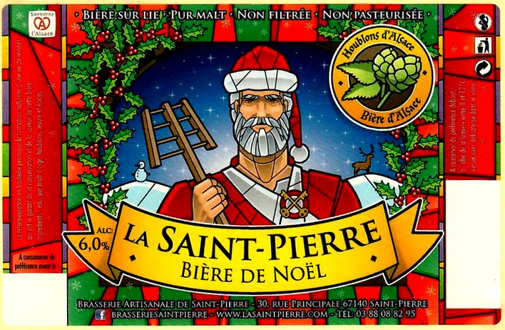 etiquette BRASSERIE de SAINT-PIERRE 45