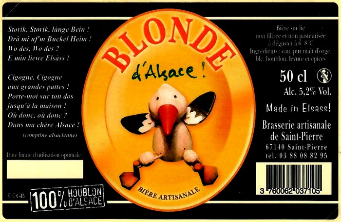 etiquette BRASSERIE de SAINT-PIERRE 46