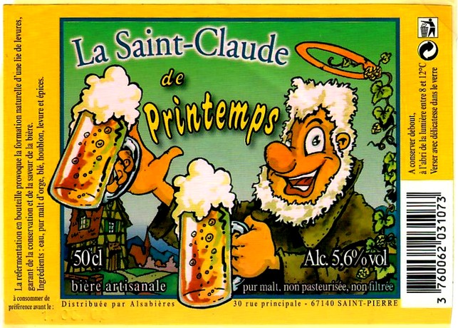 etiquette BRASSERIE de SAINT-PIERRE 48