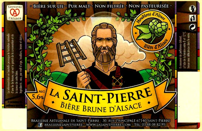 etiquette BRASSERIE DE SAINT PIERRE 64