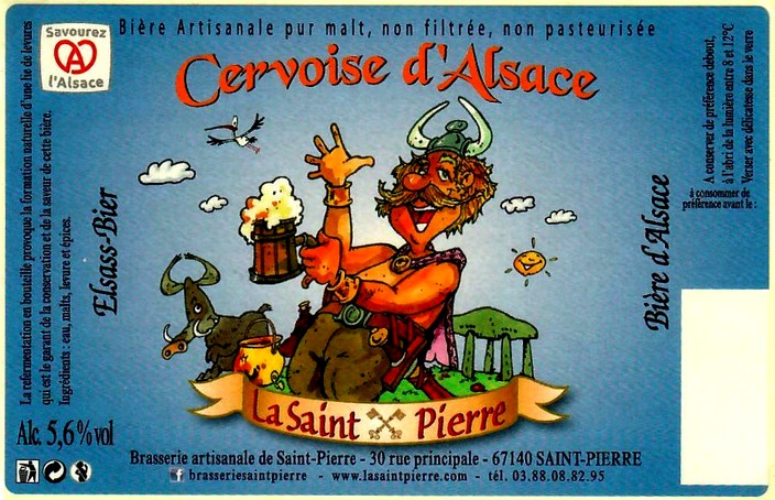 etiquette BRASSERIE DE SAINT PIERRE 74