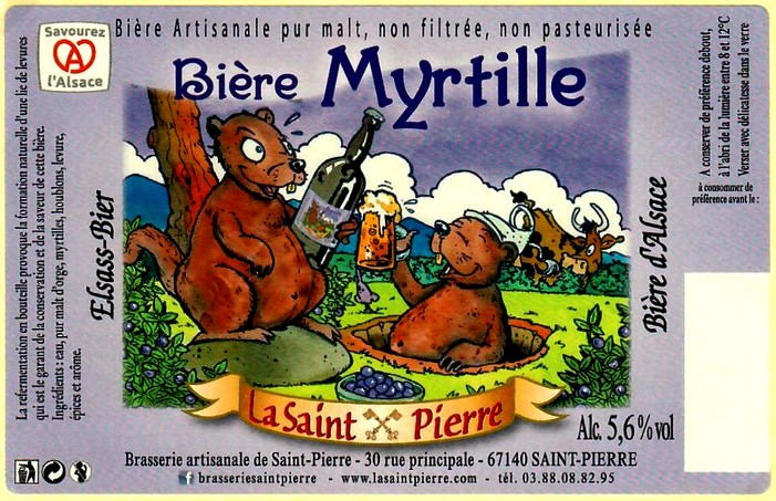 etiquette BRASSERIE DE SAINT PIERRE 77