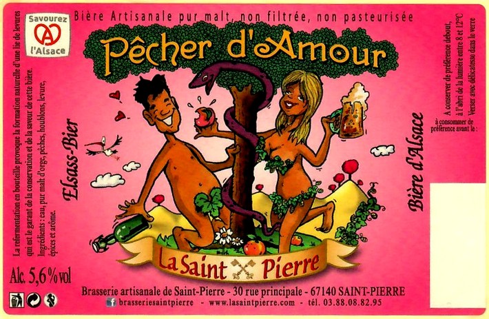 etiquette BRASSERIE DE SAINT PIERRE 81