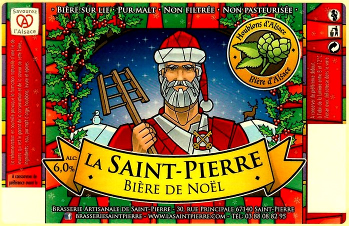 etiquette BRASSERIE DE SAINT PIERRE 83