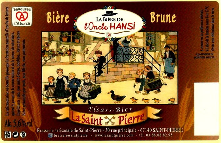 etiquette BRASSERIE DE SAINT PIERRE 86