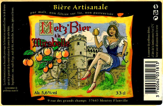 etiquette BRASSERIE DE SAINT PIERRE 89