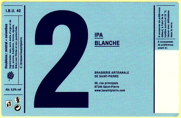 etiquette BRASSERIE DE SAINT PIERRE 94